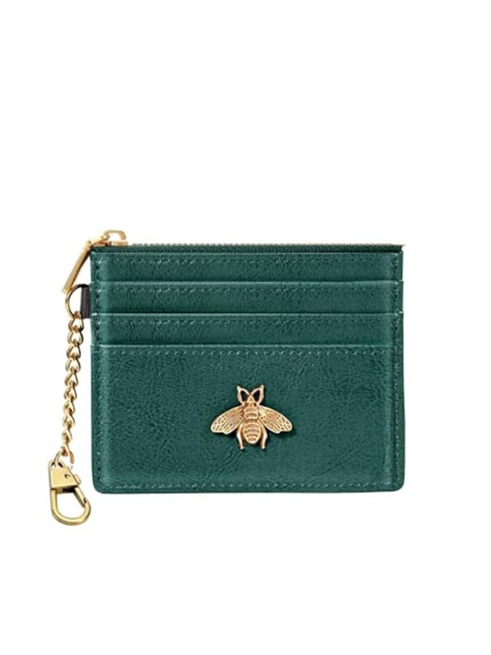 Card Holder Small Keychain Wallet for Women RFID Blocking